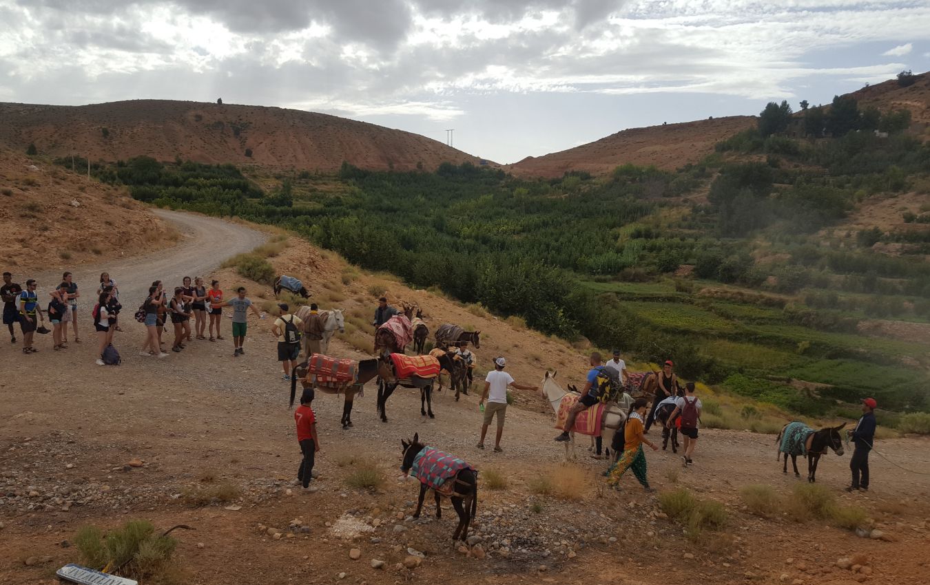 Trekking en programa solidario Marruecos