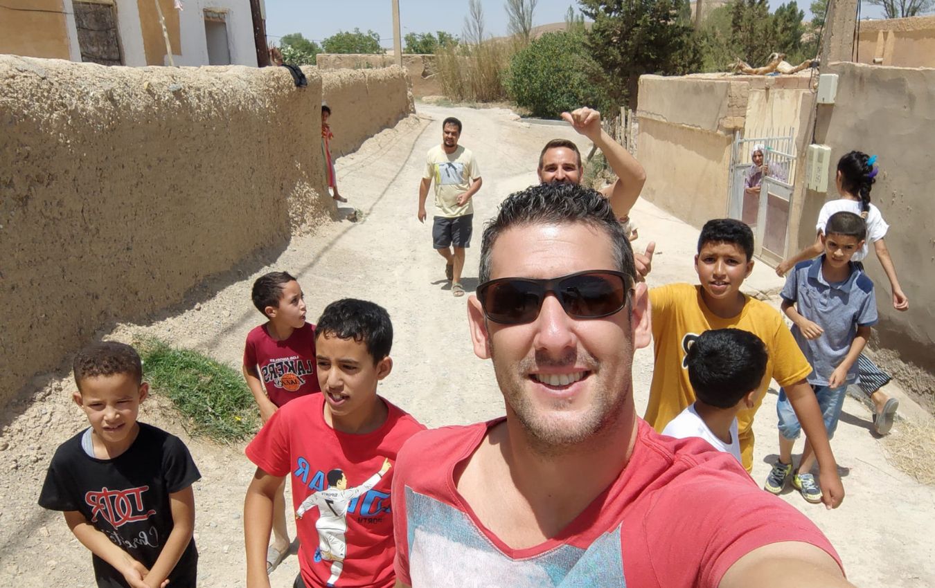Campamento voluntario en Marruecos