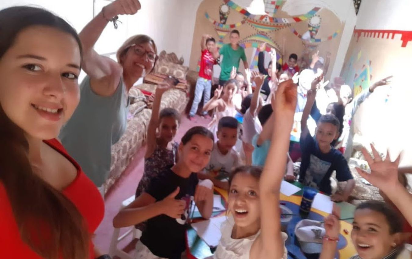 Campamento voluntario en Marruecos