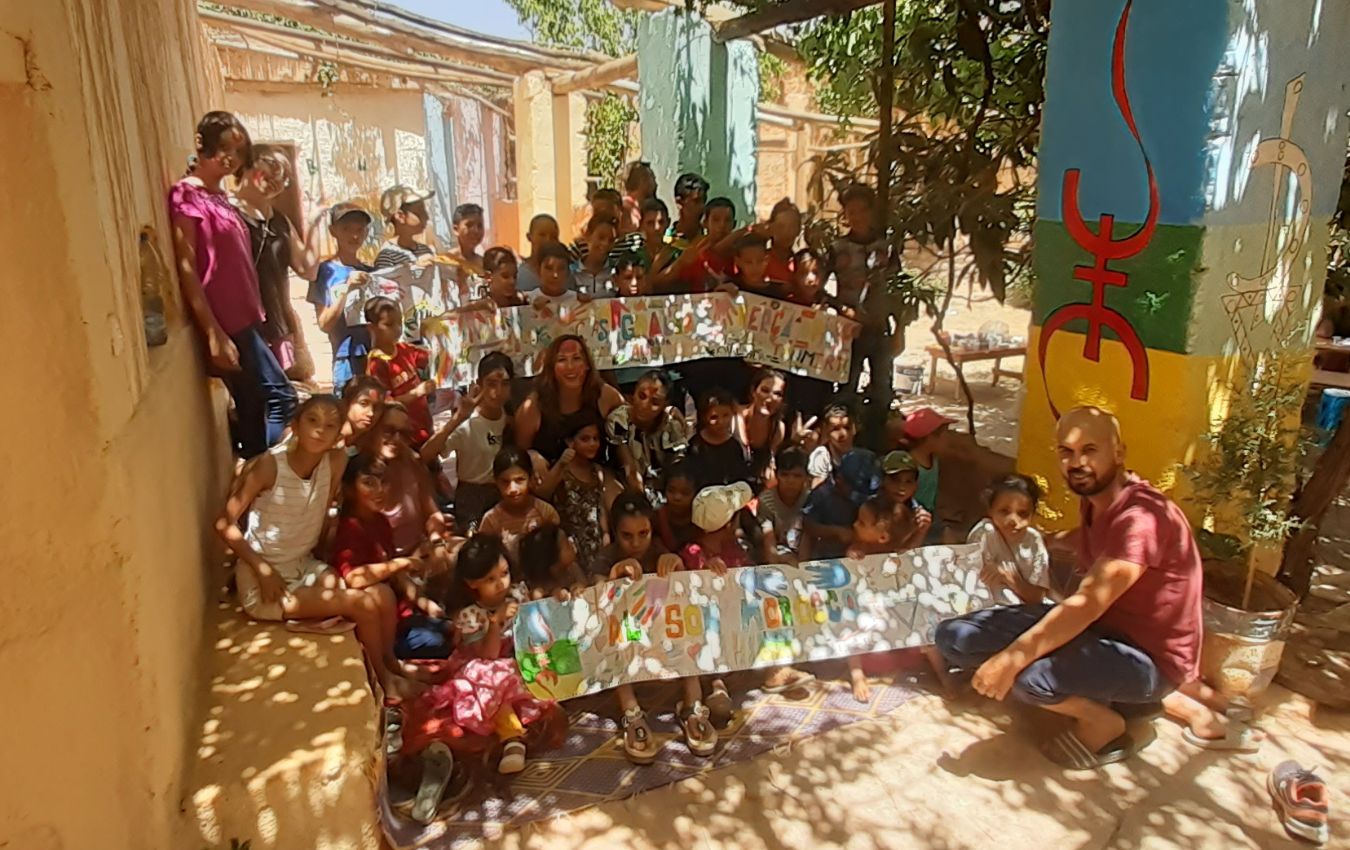 Campamento voluntario en Marruecos