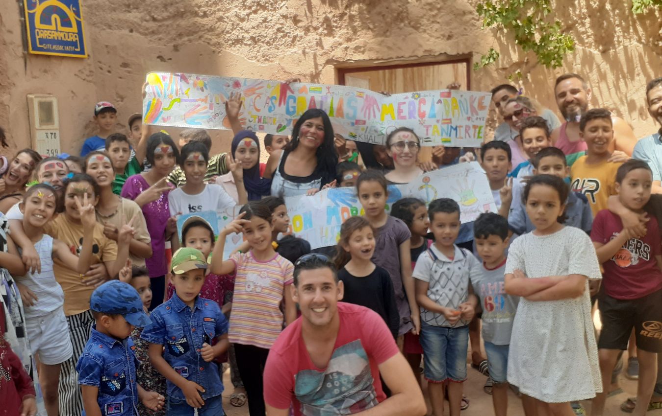 Campamento voluntario en Marruecos