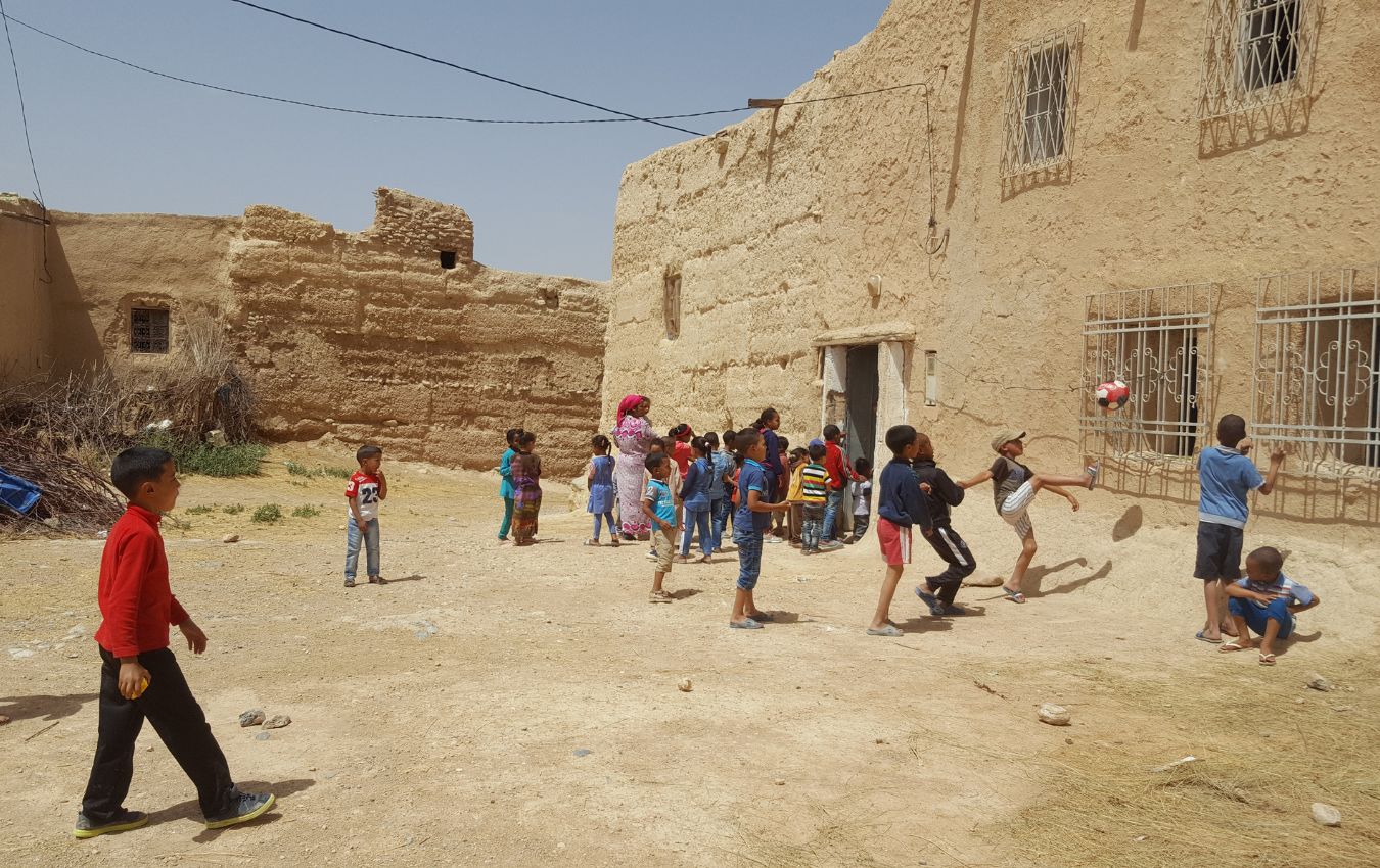 Campamento voluntario en Marruecos