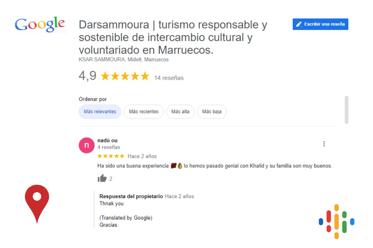 Reseñas en Google