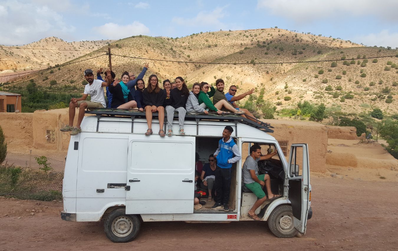 Campamento voluntario en Marruecos